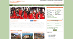 Desktop Screenshot of gangtokhotels.com